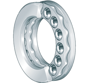 Axiálne guľôčkové ložisko